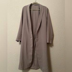 Taupe colored trench coat - brand is T TAHARI - size 10 - never worn